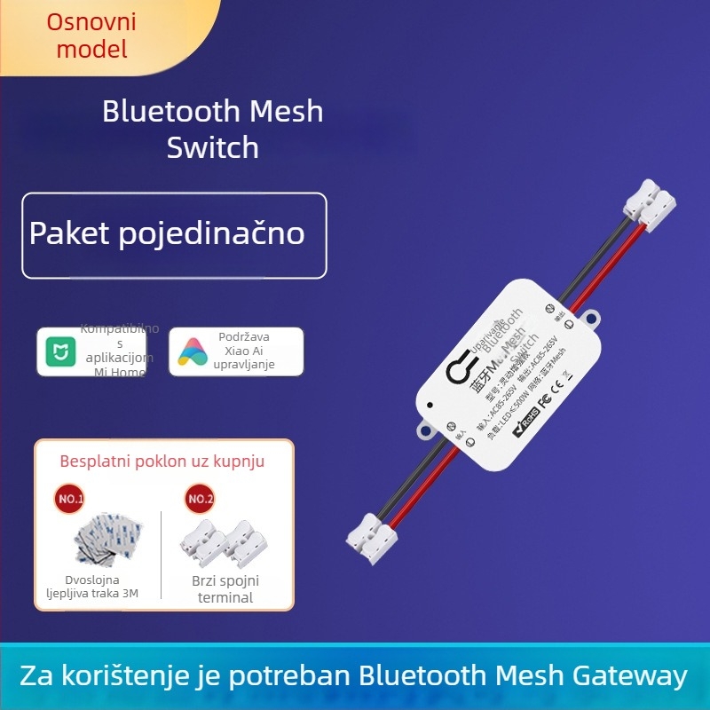 Boligao WiFi pametan daljinski upravljački prekidač - CE certificiran, -30 do 70°C, za kućnu dekoraciju/DIY