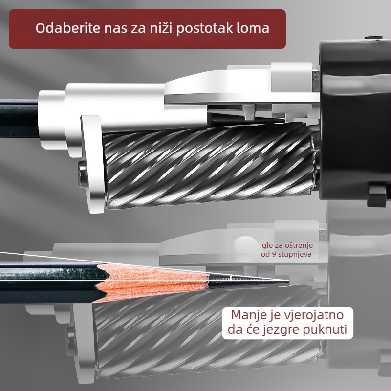 Faber-Castell ostrivač olovaka za skice, ručni, model 381804, plastika, 0,27 kg