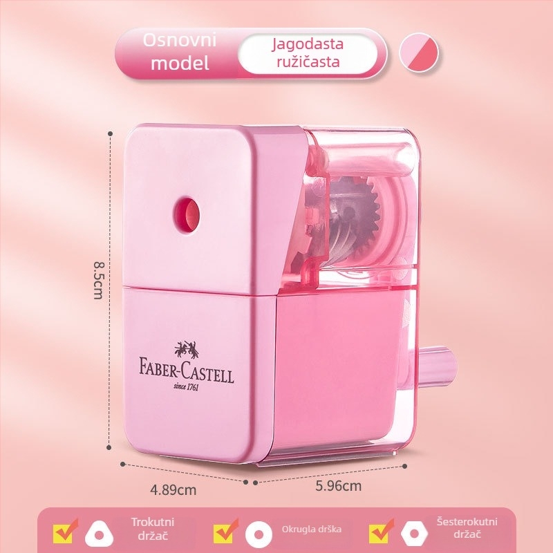 Faber-Castell ostrivač olovaka za skice, ručni, model 381804, plastika, 0,27 kg