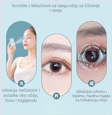 Električni uređaj za njegu očiju s nano raspršivanjem hidratacije, njega očiju i lica, hladno raspršivanje, jedan stupanj, vrijeme magljenja do 10 s