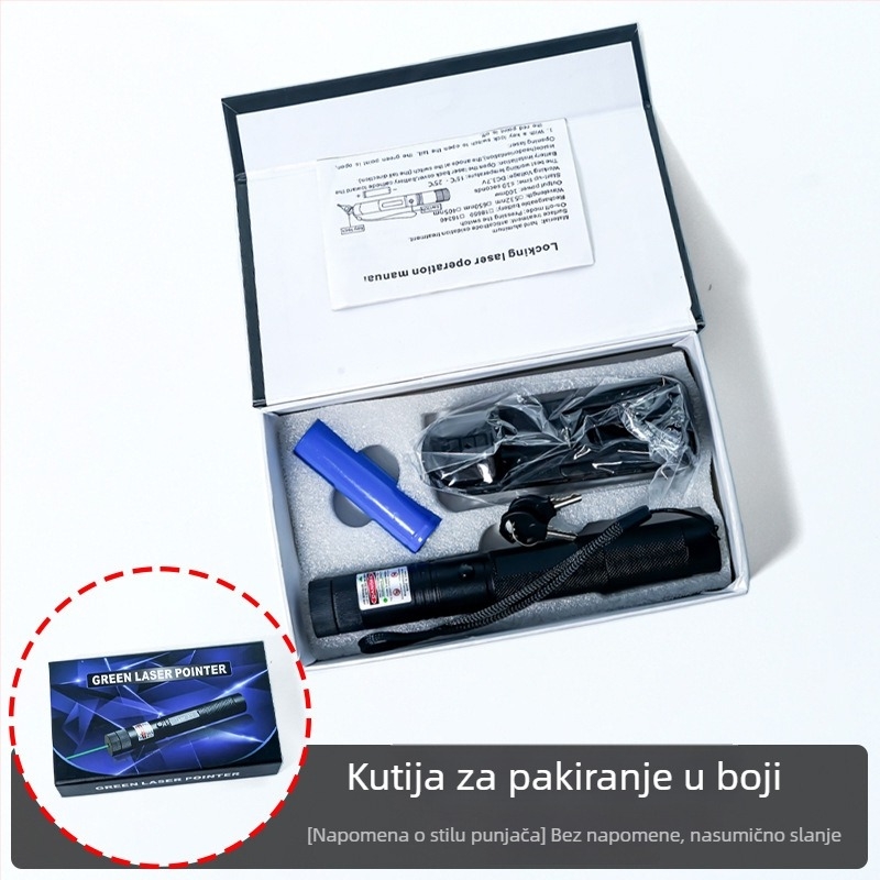 Laserska olovka za prebacivanje stranica, model 303, ručna i prijenosna, za stručnu izobrazbu i školsku nastavu