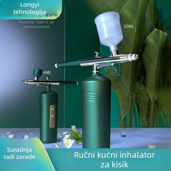 Uređaj za hidratantni sprej za lice s injekcijom kisika, ručni prenosni uređaj za čišćenje pora, ugrađena baterija 300–500 mAh, hladni sprej, drugi stupanj