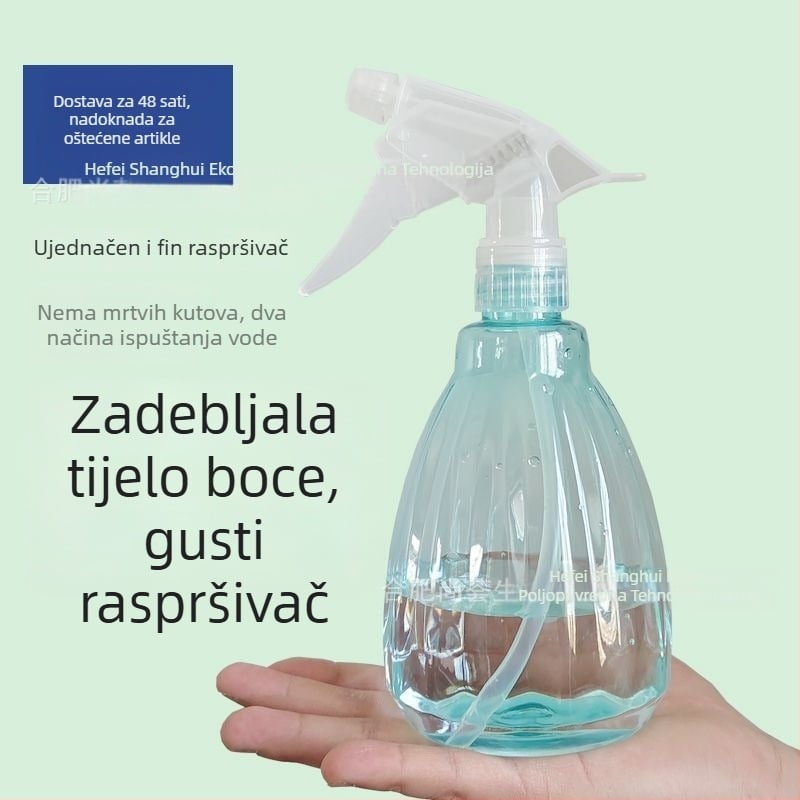 Plastična kanica za zalijevanje i sprej boca – 2 u 1, za kućnu upotrebu