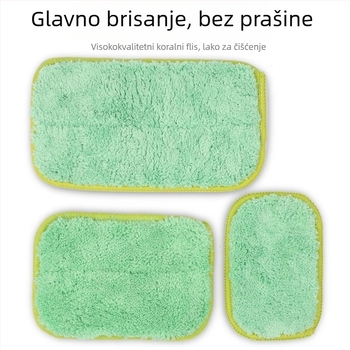 Feather robe Gumica za kredu, koralni velur, magnetska, zamjenjiva za bijele ploče i ploče za crtanje