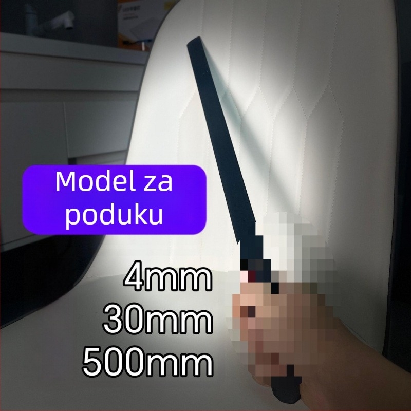 Kućni mjerač s pokazivačem za podučavanje, mekano mjerno ravnalo, ratan štap za podučavanje, lagan i kompaktan dizajn