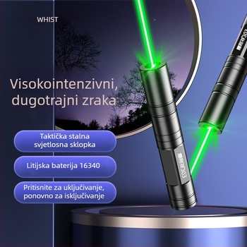 Laser indikator olovka s tijelom od aluminijske legure (Brand: Huister; Materijal: aluminijska legura; Tip: indikator olovka; Ispis logotipa: Da; Obrada i prilagodba: Da)