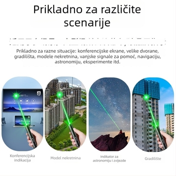 Laser indikator olovka s tijelom od aluminijske legure (Brand: Huister; Materijal: aluminijska legura; Tip: indikator olovka; Ispis logotipa: Da; Obrada i prilagodba: Da)