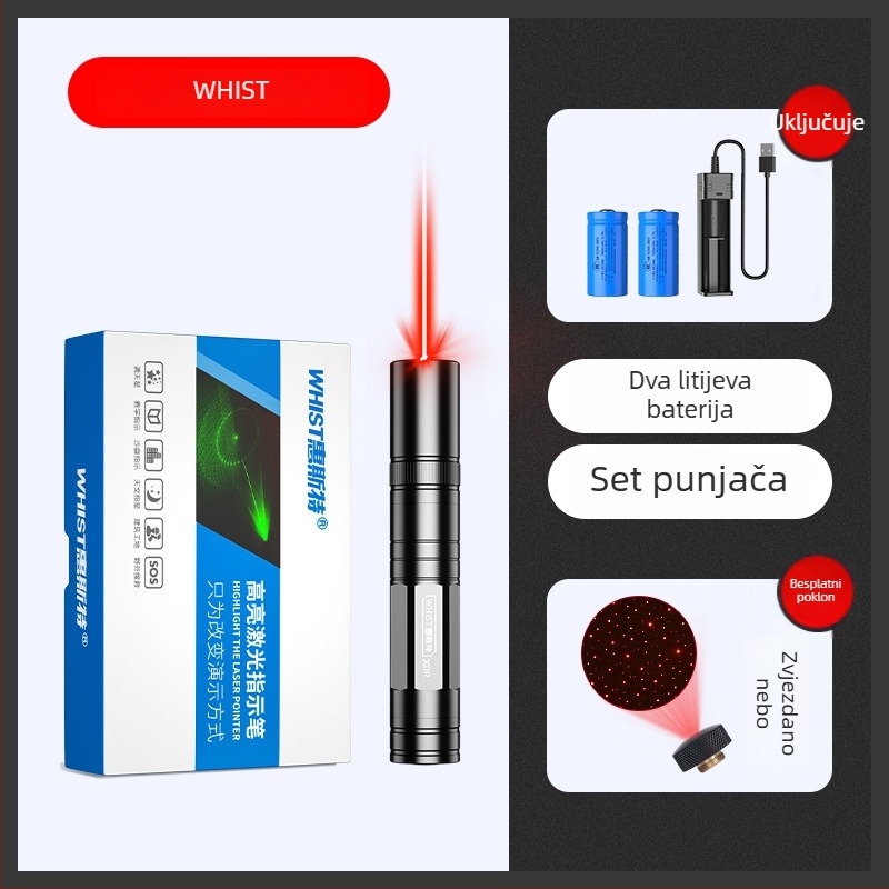 Laser indikator olovka s tijelom od aluminijske legure (Brand: Huister; Materijal: aluminijska legura; Tip: indikator olovka; Ispis logotipa: Da; Obrada i prilagodba: Da)