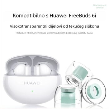 Tekućosilikonsko kućište za Huawei FreeBuds 6i – zaštitne kapice za slušalice otporne na klizanje i redukciju buke, visoka estetska udobnost, izlazak 2024