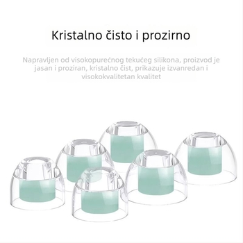 Tekućosilikonsko kućište za Huawei FreeBuds 6i – zaštitne kapice za slušalice otporne na klizanje i redukciju buke, visoka estetska udobnost, izlazak 2024