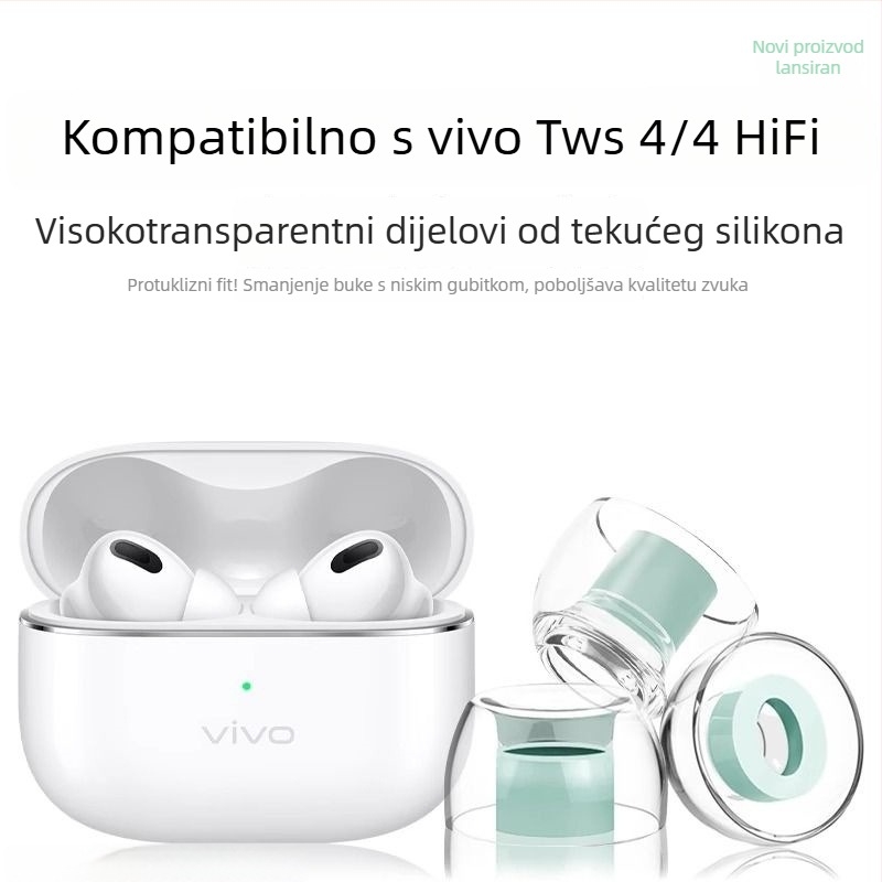 Tekućosilikonsko kućište za Huawei FreeBuds 6i – zaštitne kapice za slušalice otporne na klizanje i redukciju buke, visoka estetska udobnost, izlazak 2024