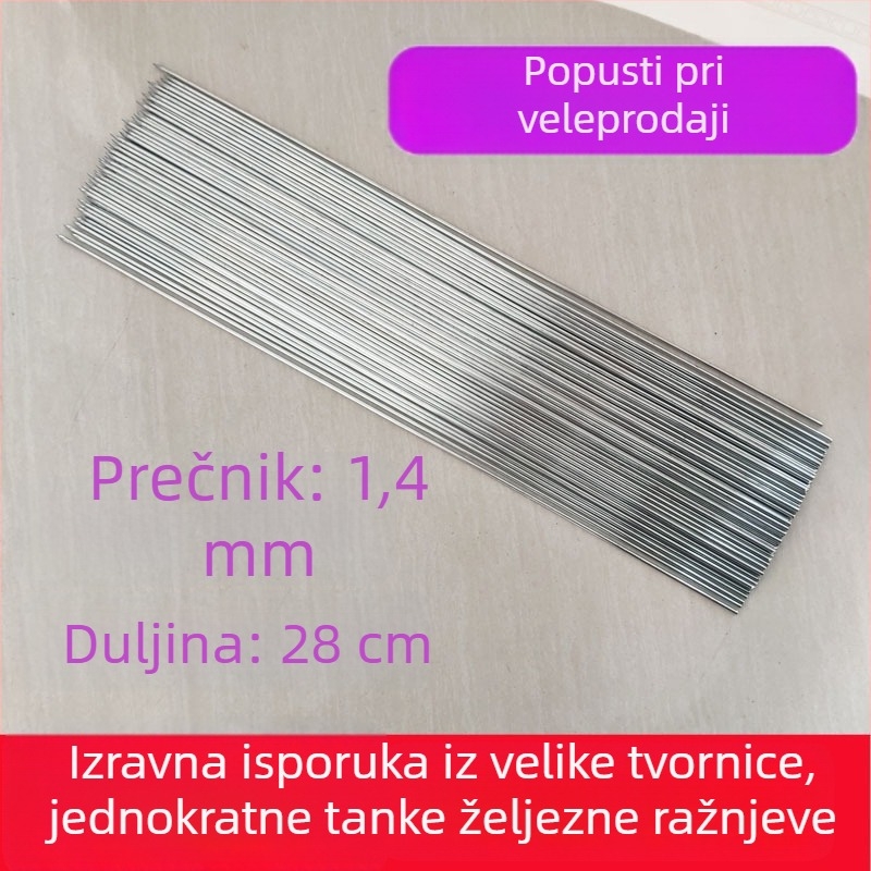 Nehrđajući čelični štapići za roštilj, višekratna upotreba, paket 1 kom