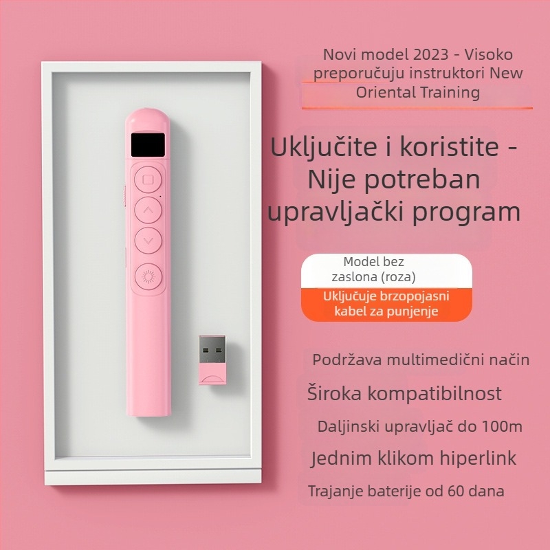 Pisač s laserskim prebacivanjem stranica - USB punjiv, višenamjenski prezentacijski alat za multimedijalno podučavanje