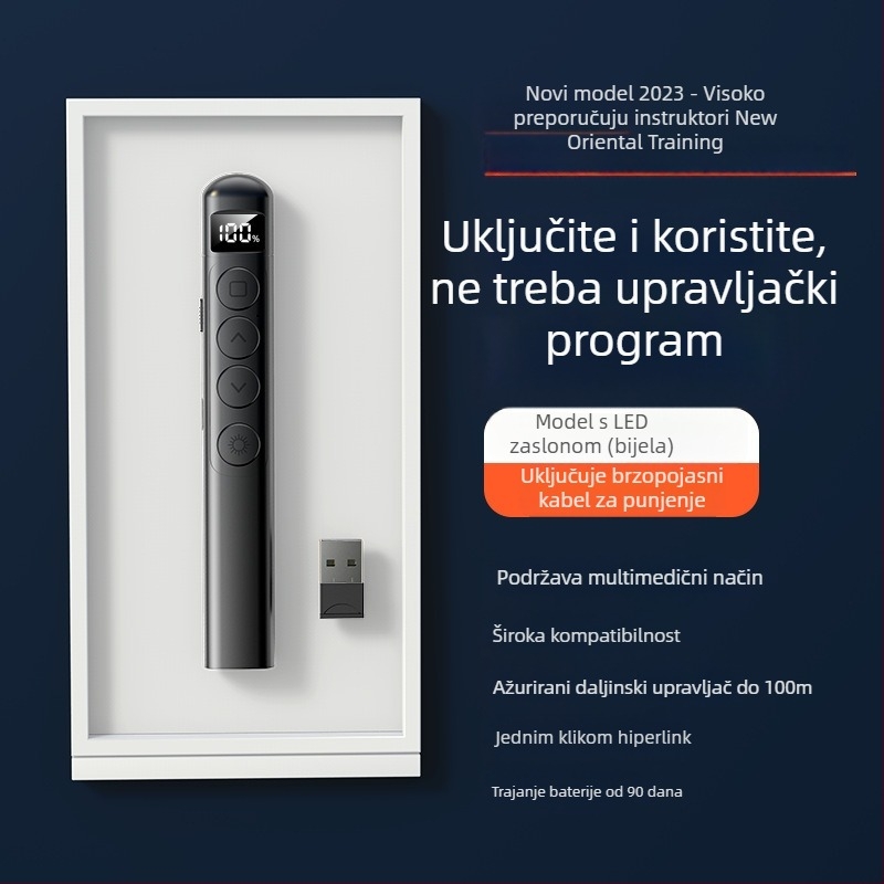 Pisač s laserskim prebacivanjem stranica - USB punjiv, višenamjenski prezentacijski alat za multimedijalno podučavanje