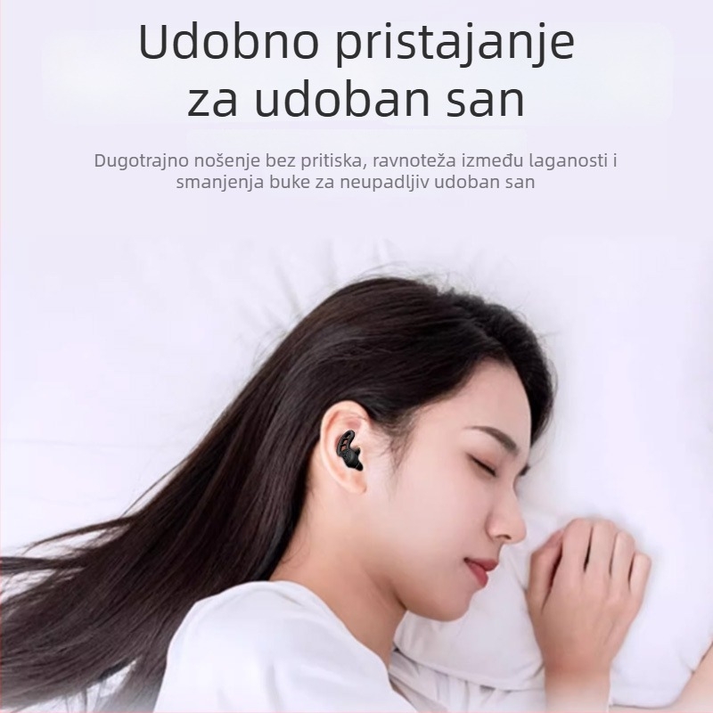 Silikonske ušne čepiće za san — smanjenje buke i vodootporne, za spavanje, kupanje i plivanje