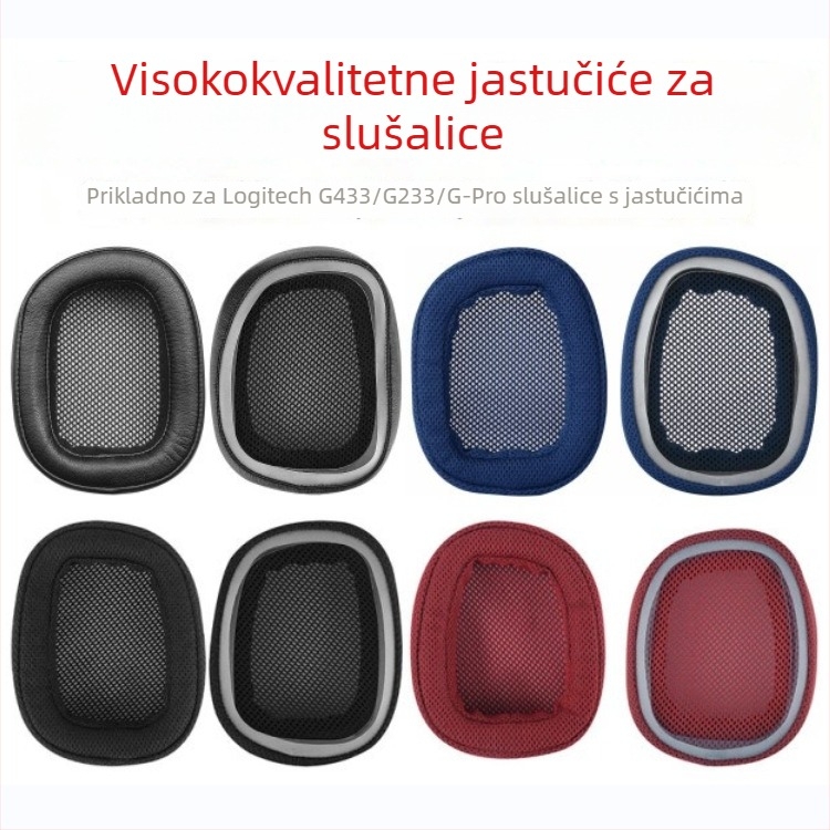 Futrola za slušalice Logitech G433/G233/G Pro s umjetnom kožom i memorijskom pjenom