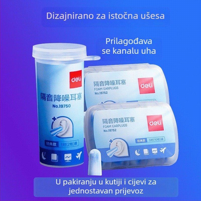 Deli ušni čepići za smanjenje buke, profesionalna zvučna izolacija, modeli 19750, 19752, 19753