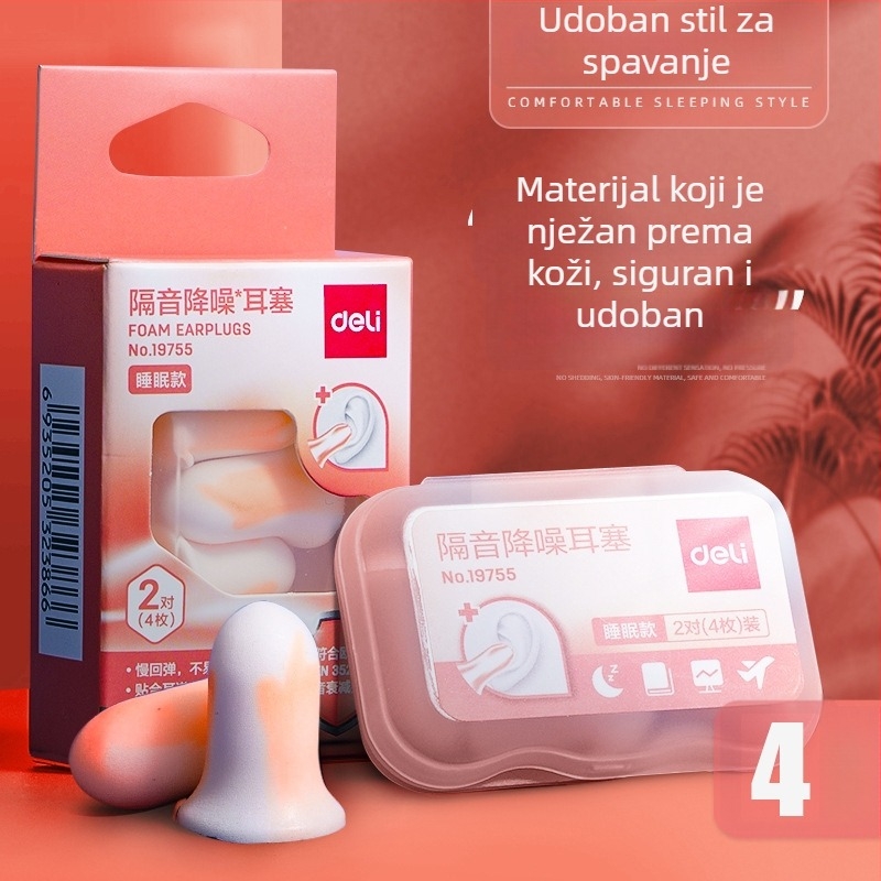 Deli ušni čepići za smanjenje buke, profesionalna zvučna izolacija, modeli 19750, 19752, 19753