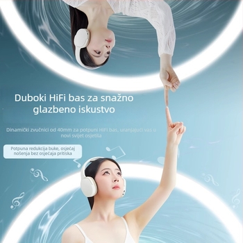 Bluetooth slušalice s aktivnom redukcijom šuma, unisex, za unutarnju upotrebu, cijelu godinu, izdanje Zima 2025