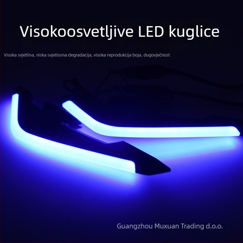 Kevanly Fixed Wing motocikl LED ambijentalno svjetlo, univerzalni tip, 12V, dekorativno, visoka svjetlina