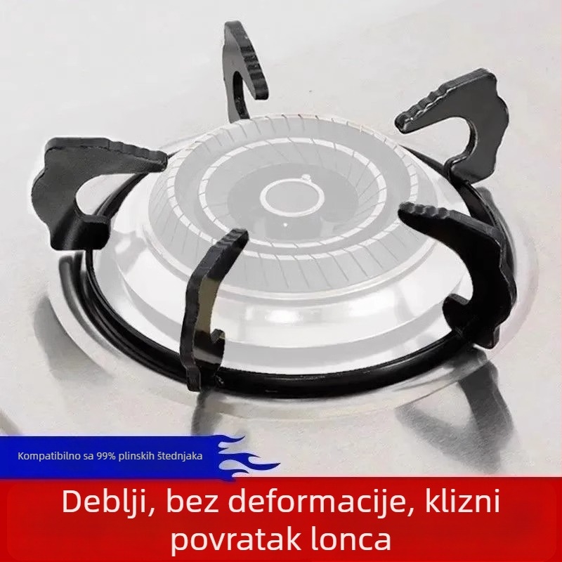 Držač za lonce za plinski štednjak, instalacija: postavljanje, izdanje 2024, kuhinjski posuđe