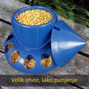 Yuequ Automatska hranilica za ptice – hranilica protiv rasipavanja za kokoši, patke, guske, prepelice i golubove; Materijal: See details; Primjenjivo na: Akvarij; Automatsko hranjenje: Djelomično