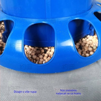 Yuequ Automatska hranilica za ptice – hranilica protiv rasipavanja za kokoši, patke, guske, prepelice i golubove; Materijal: See details; Primjenjivo na: Akvarij; Automatsko hranjenje: Djelomično