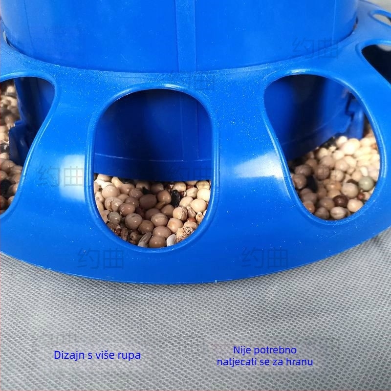 Yuequ Automatska hranilica za ptice – hranilica protiv rasipavanja za kokoši, patke, guske, prepelice i golubove; Materijal: See details; Primjenjivo na: Akvarij; Automatsko hranjenje: Djelomično