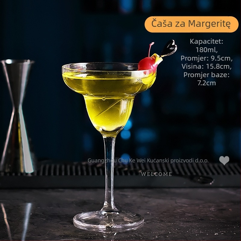 Martini čaša, stakleni materijal, kapacitet 201–300 ml, moderan minimalistički stil, koktel čaša