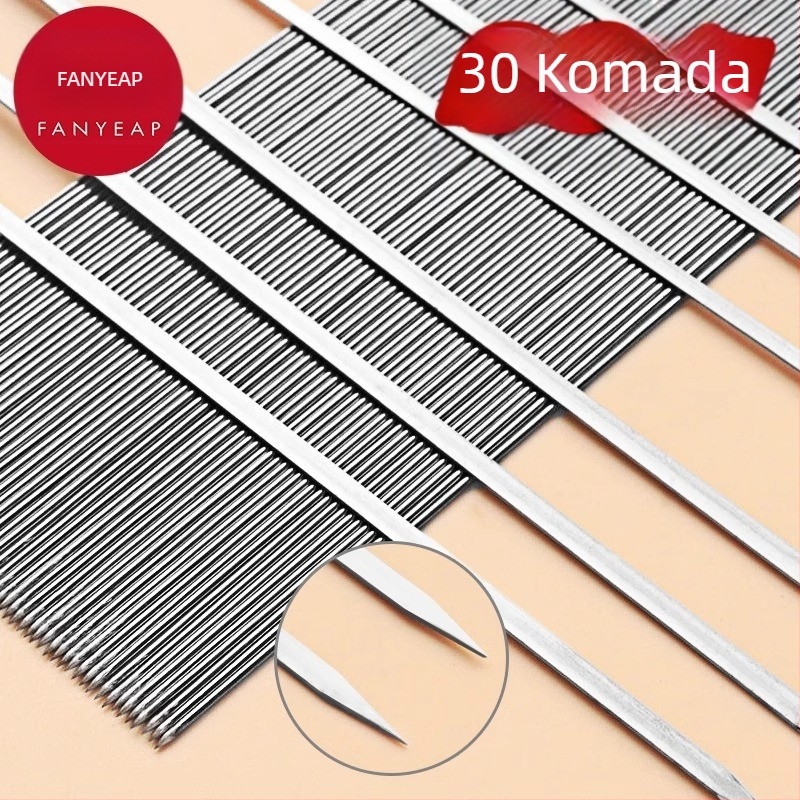 Barbecue štapići – Fanyi potpisana barbecue vilica, višekratna upotreba (Brand: Fanyi; Materijal: Drugo; Kategorija: Barbecue vilica, potpisana)