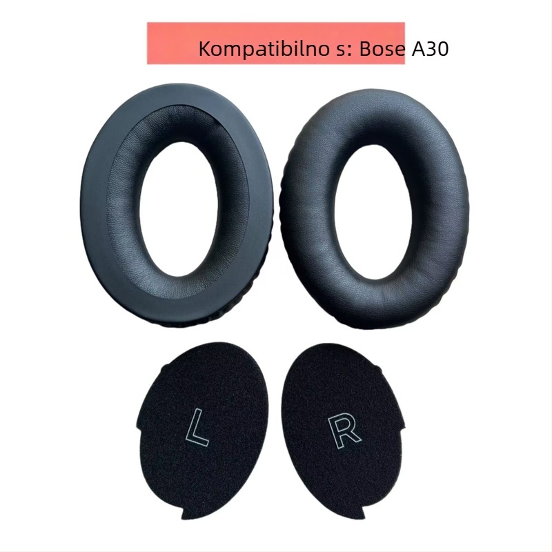 Kožni poklopac za ušne jastučiće Bose Aviation Headset A10/A20/A30 – materijal od proteinske kože, izvrsna izrada
