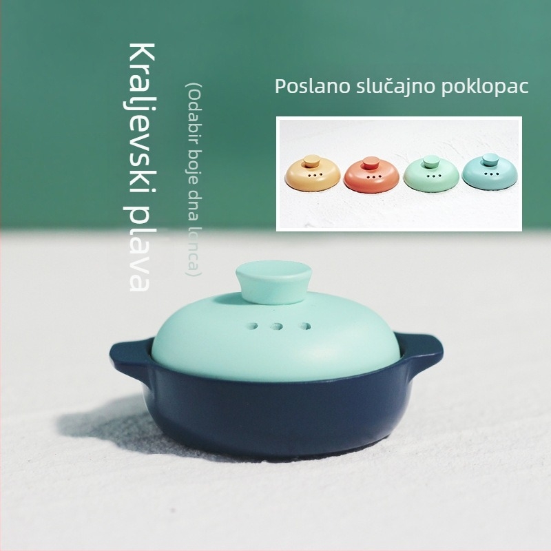 Set minijaturnih lončića za kućicu za lutke - legura, model D560, 3-djelni set