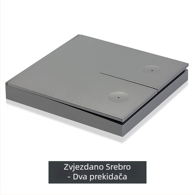 RF433 Bežični zidni panel prekidač, tip 86, s daljinskim upravljačem, 65 g, -40°C do +70°C, za kućne usisavače