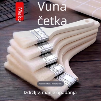 BBQ četka s PP dlačicama i drvenom drškom, za prehrambenu upotrebu, otporna na visoke temperature