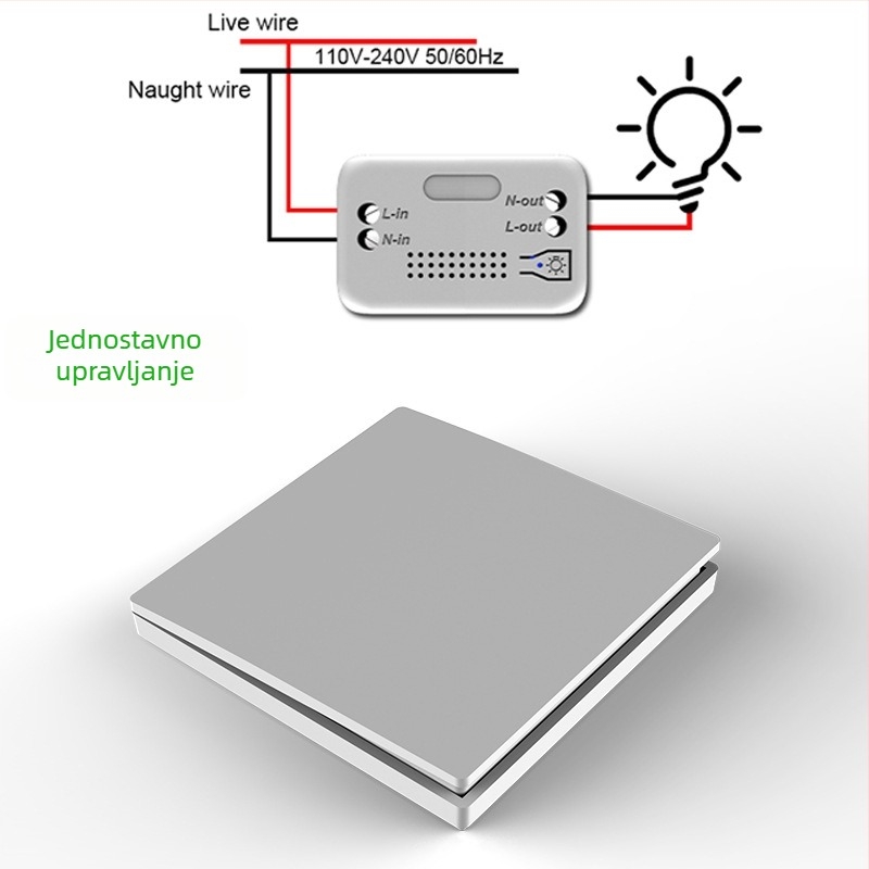 Bežični daljinski upravljač s bezokvirnim velikim panelom, CE certifikat, -20°C do 45°C, Connect smart