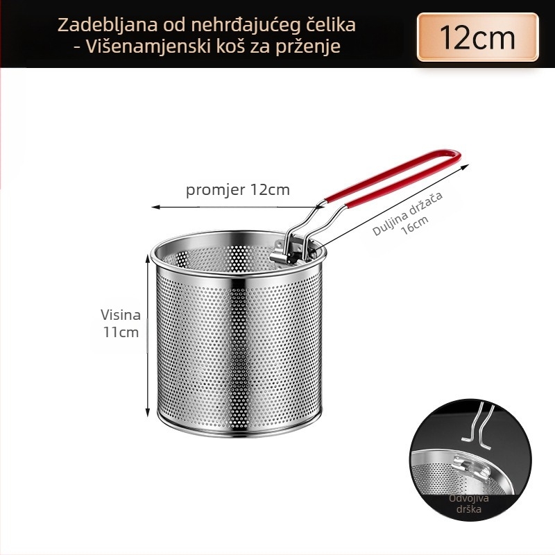 Visokotemperaturno otporna košara za ugljen za unutarnju električnu ploču i kazetni štednjak, zapaljenje ugljena, vanjski roštilj