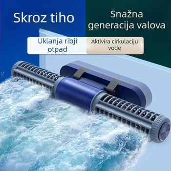 SQG Pumpa za cirkulaciju akvarija — izuzetno tiha, promjenjiva frekvencija, podvodni tvorac valova s križnim tokom