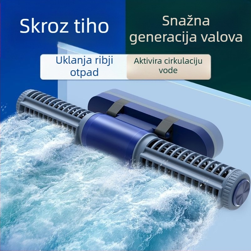 SQG Pumpa za cirkulaciju akvarija — izuzetno tiha, promjenjiva frekvencija, podvodni tvorac valova s križnim tokom