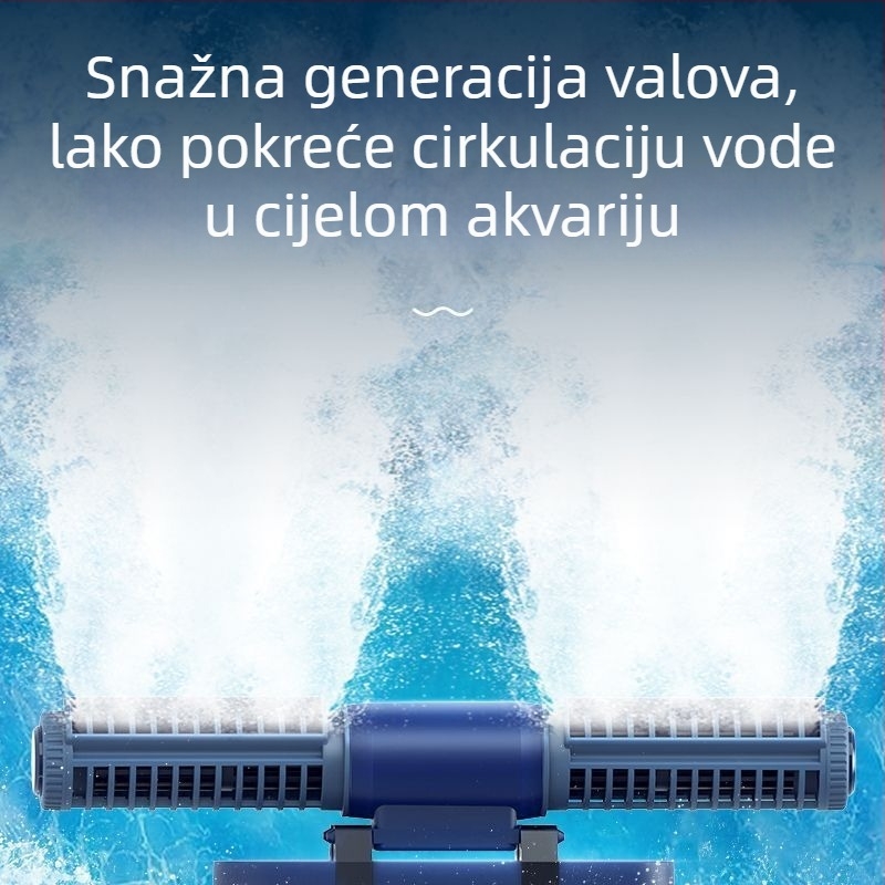 SQG Pumpa za cirkulaciju akvarija — izuzetno tiha, promjenjiva frekvencija, podvodni tvorac valova s križnim tokom