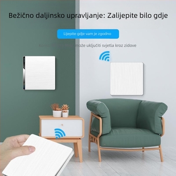 Bežični daljinski upravljivi zidni prekidač, 86-panel, 220V, za LED rasvjetu