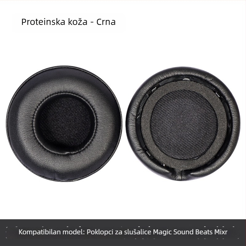 Navlaka za MixR slušalice, proteinska koža, mekana i udobna, kompatibilna s Beats MixR slušalicama