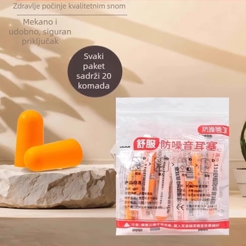 Industrijske razine silikon zaštite sluha – ušni čepići s redukcijom buke do 29 dB, materijal: TPR silikon, perivi, sa spojnim kablom