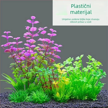 Plastične simulirane vodene biljke za ukras akvarija; Brand: Fish zhijing; Stil: Simulirane vodene biljke; Težina: 80 g; Porijeklo: Liaoning