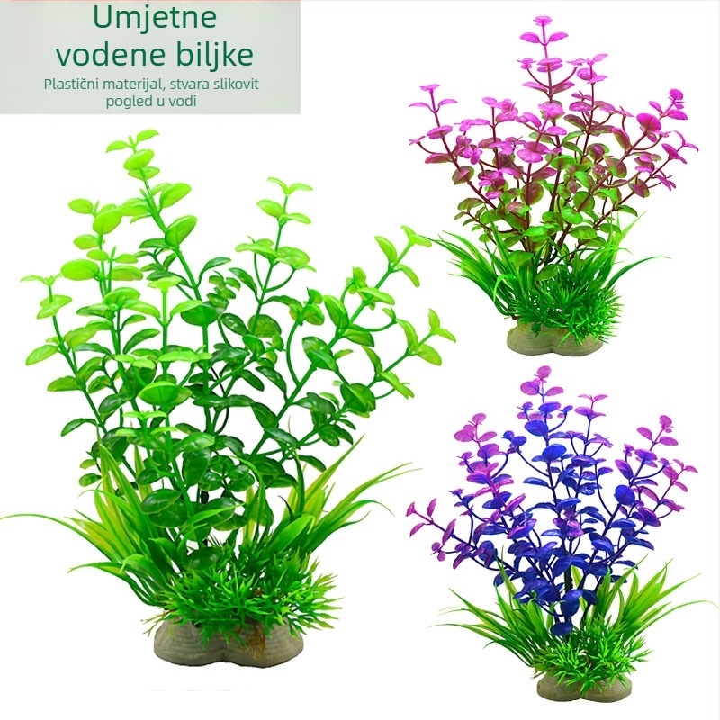 Plastične simulirane vodene biljke za ukras akvarija; Brand: Fish zhijing; Stil: Simulirane vodene biljke; Težina: 80 g; Porijeklo: Liaoning