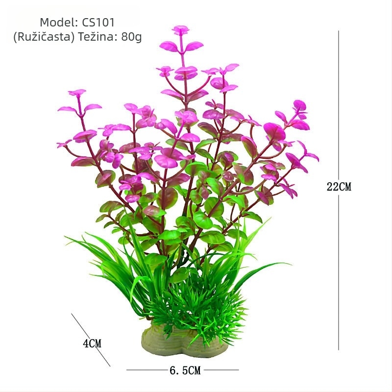 Plastične simulirane vodene biljke za ukras akvarija; Brand: Fish zhijing; Stil: Simulirane vodene biljke; Težina: 80 g; Porijeklo: Liaoning