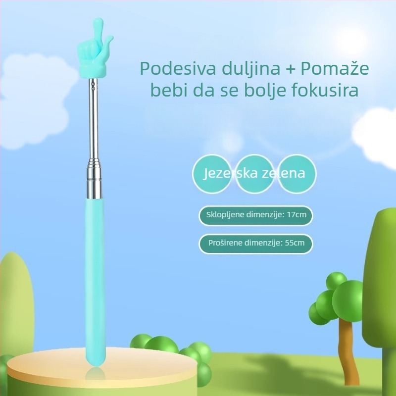 Metalni baton za nastavu, proširivi, učiteljski alat, marka Friendly, Tip: Baton, Značajke: Regularno, Ispis logotipa: Nije moguće