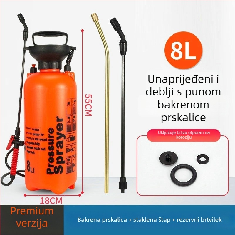 Geve plastični raspršivač s pneumatskim tlakom za kućno vrtlarstvo