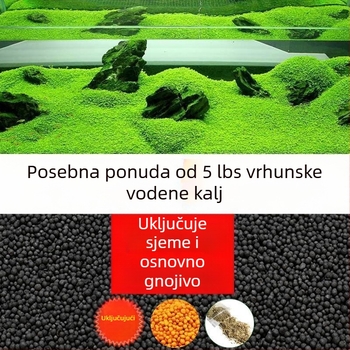 Set za uređenje akvarija: keramički pijesak, pijesak za dno, sjemenke vodnih biljaka, osnovno gnojivo, bistra voda