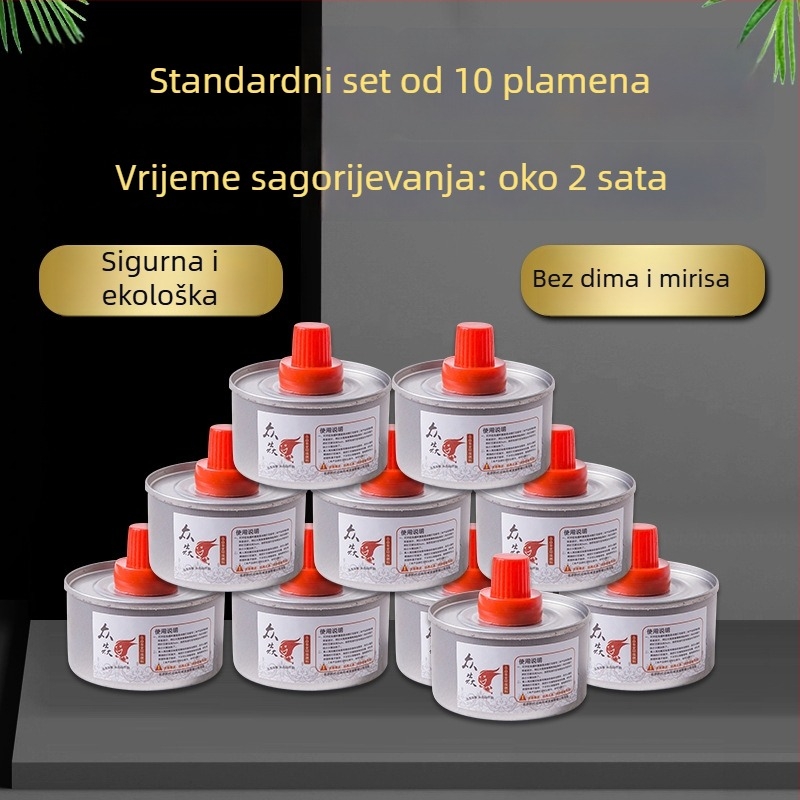 Gorivo za alkoholnu lampu za mali lonac za kuhanje – brand Friends, ekološka mješavina ulja (mineralna i biljna ulja), moderan jednostavan stil, gori 30/60/120 minuta