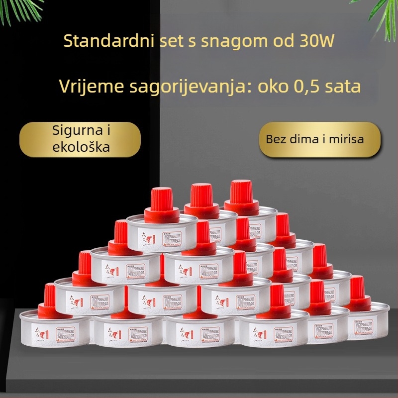 Gorivo za alkoholnu lampu za mali lonac za kuhanje – brand Friends, ekološka mješavina ulja (mineralna i biljna ulja), moderan jednostavan stil, gori 30/60/120 minuta